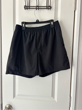 Men's Black Athletic Shorts - Lightweight Performance